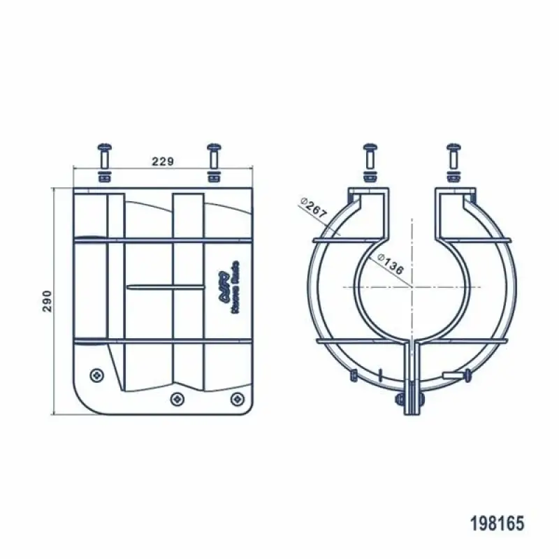 NUOVA RADE PERVANE KORUYUCU, 9-25 HP, Ø23CM, SARI