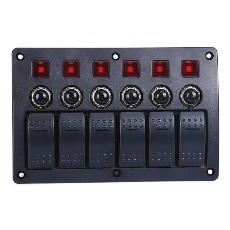 Otomatik Sigortalı ve Işıklı Switch Paneli - 8 Anahtar