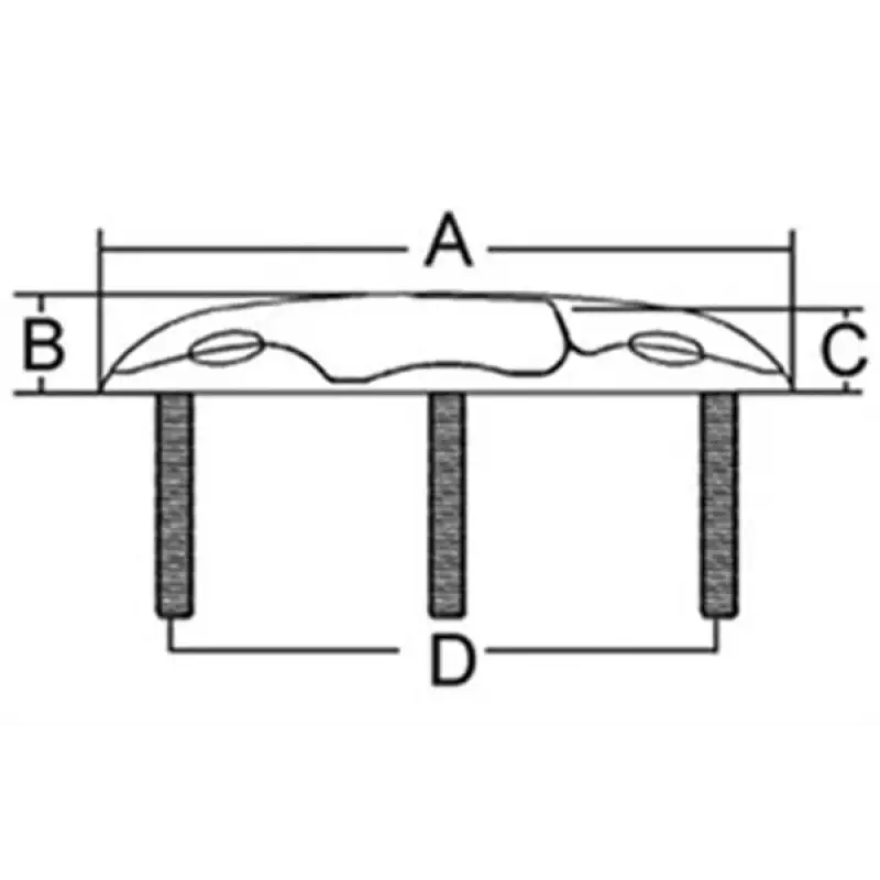 Paslanmaz Çelik Koç Boynuzu 253mm