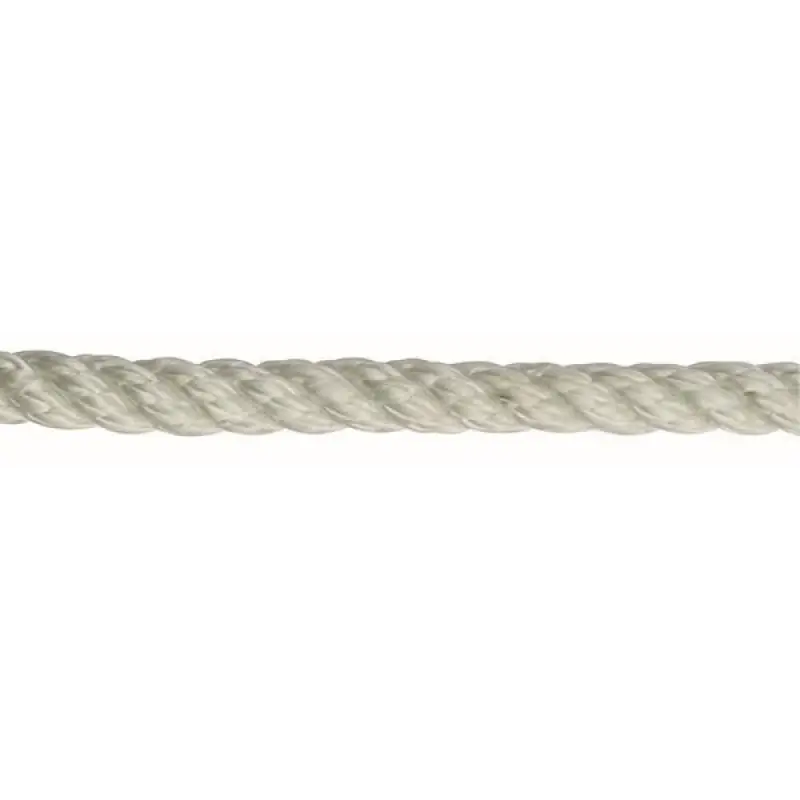 Polyester örgü halat, beyaz, 20mm
