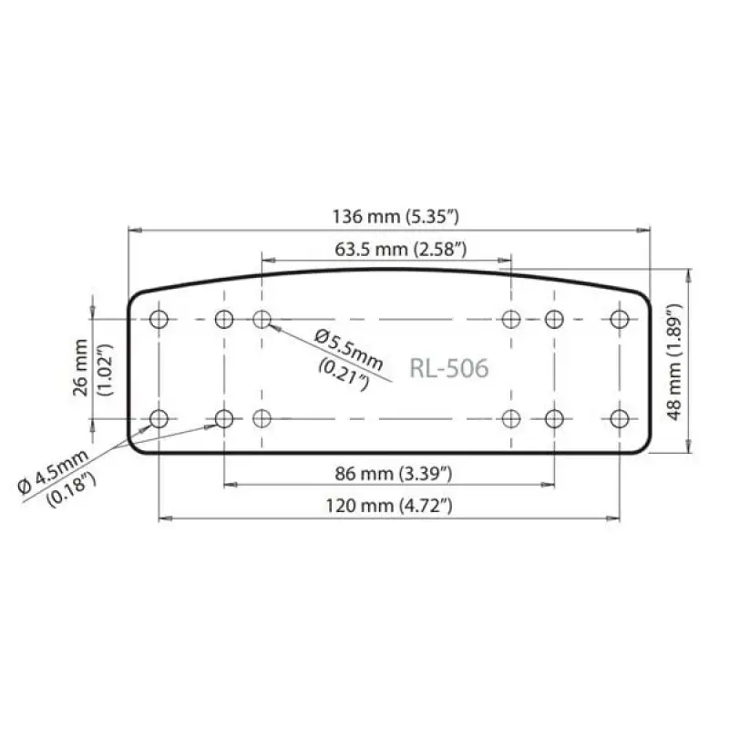 Scanstrut Rokk Lok Montaj Plakası Raymarine A6/A7 - RL506
