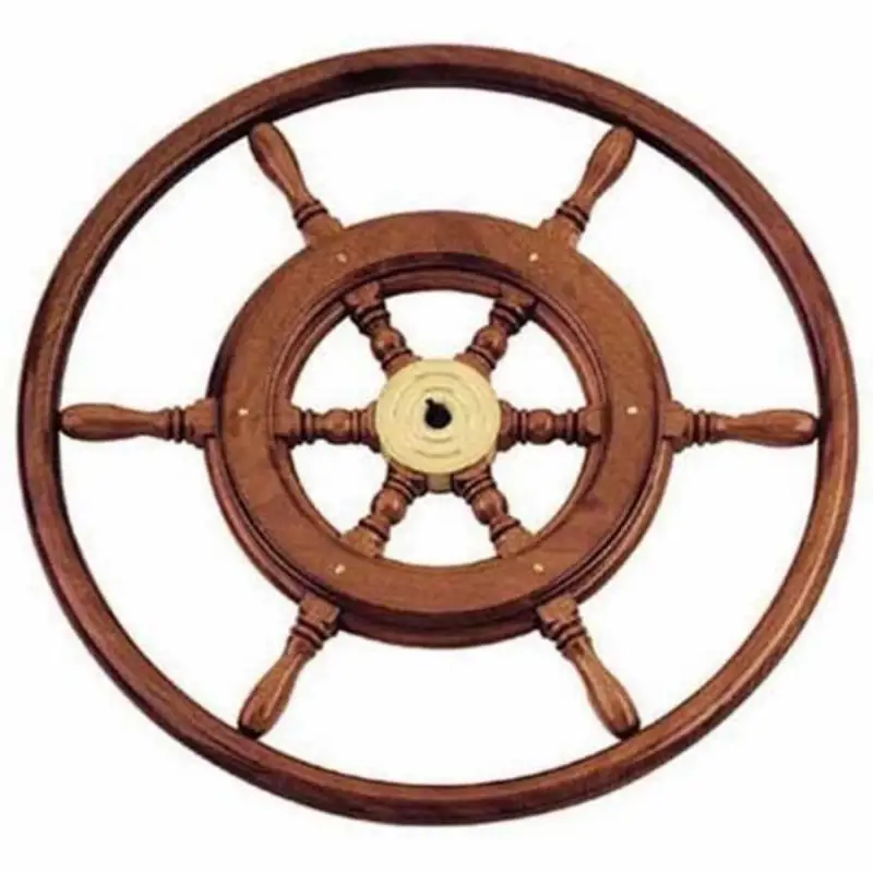 SAVORETTI T3B Ahşap Çemberli Dümen Simidi - 60cm