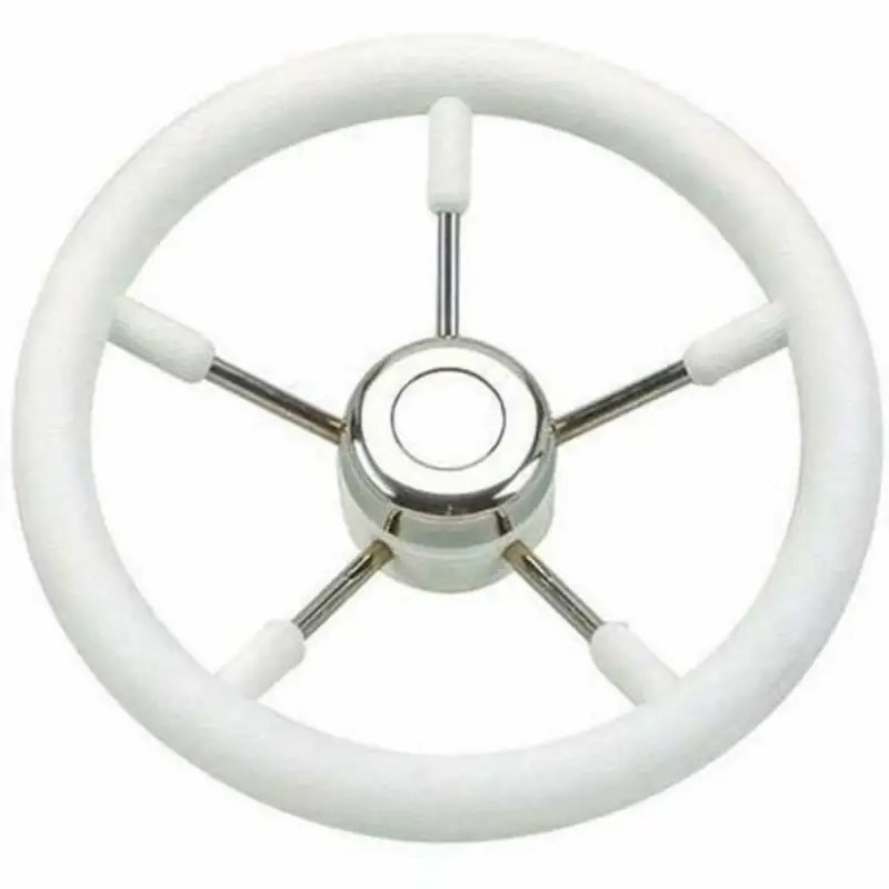 SAVORETTI T9W Plastik Kaplı Beyaz Dümen Simidi - 40cm