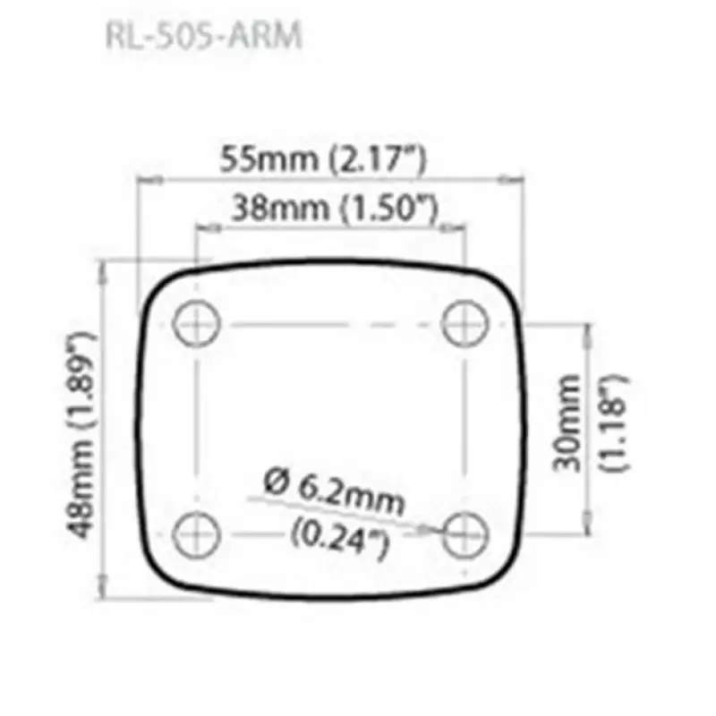 Scanstrut RL-505-ARM Rokk Montaj Plakası