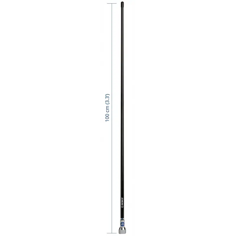 Scout Quick 1 Vhf Anteni Fiberglass 1 Metre Siyah