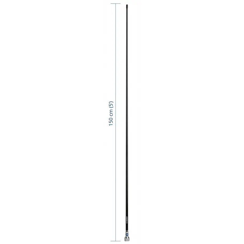 Scout Quick 2 Vhf Anteni Fiberglass 1.5 Metre Siyah