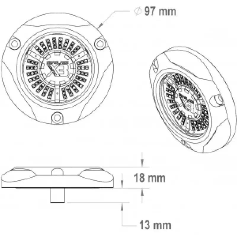 Seablaze X3 Spectrum Rgb Ledli Su Altı Aydınlatma Lambası
