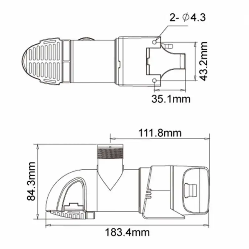 SEAFLO Düşük Profil Sintine Pompası 1100GPH - 12V