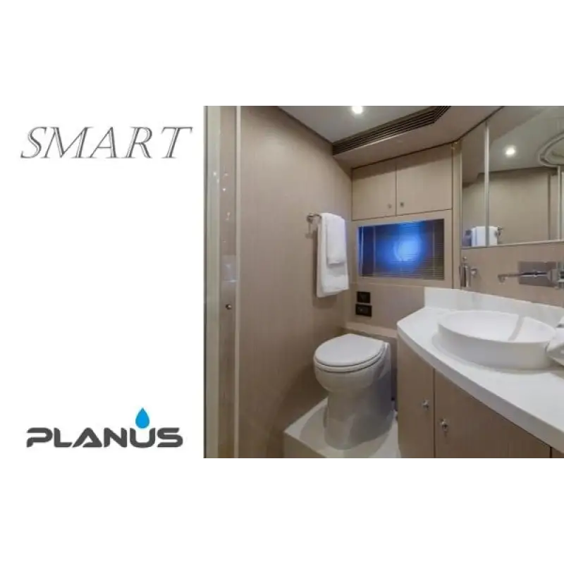 Smart 24V Beyaz Taş Taharet Kitli Tuvalet