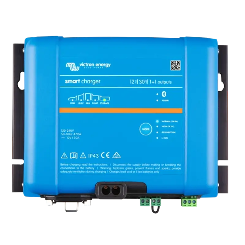 SMART IP43 CHARGER 12V/30A(1+1) 120/240V