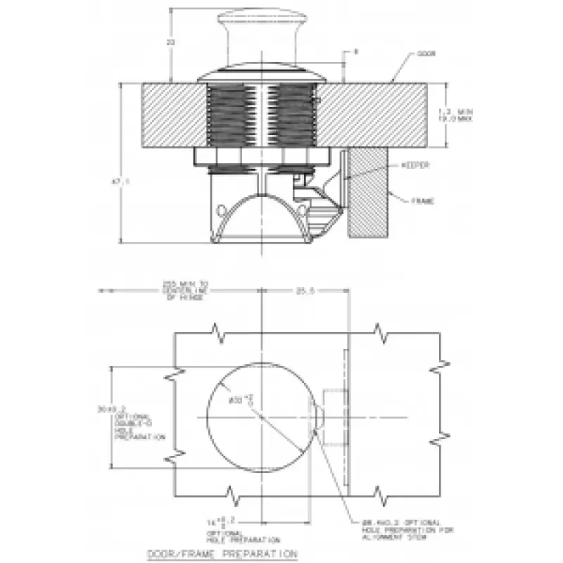 Southco Marine Çekmece/dolap Kulbu