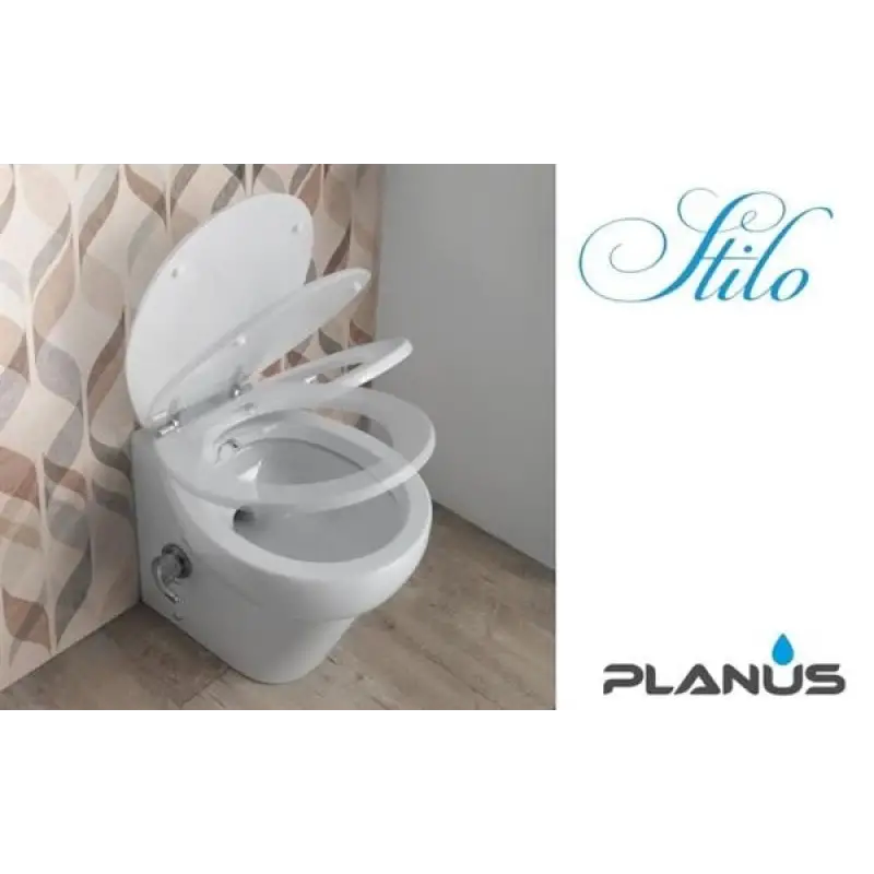 Stilo 24V Beyaz Taş Taharet Kitli Tuvalet