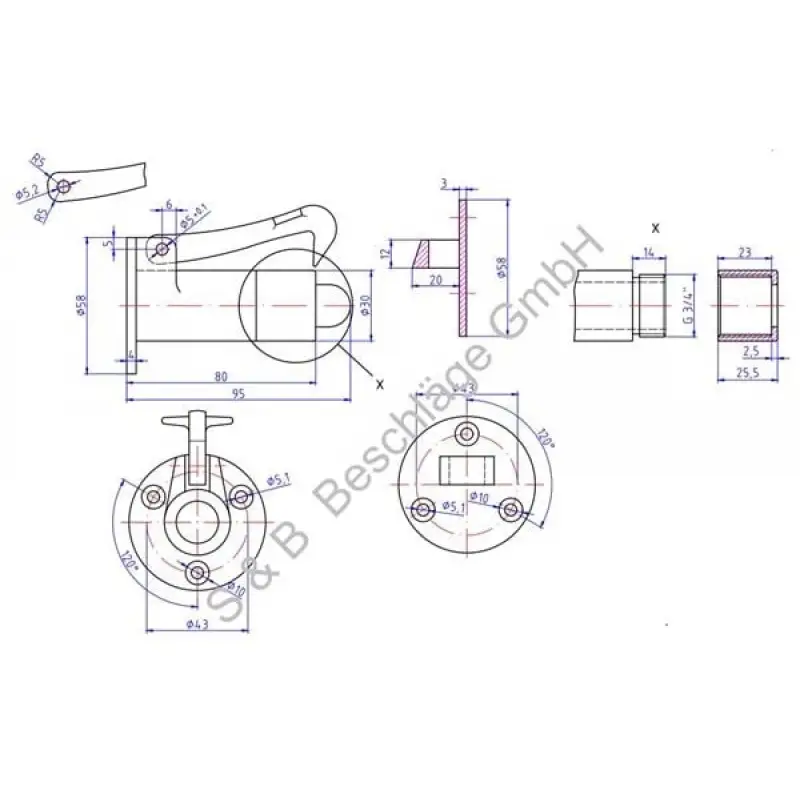 Sub&Beschlage Kapı Stoperi