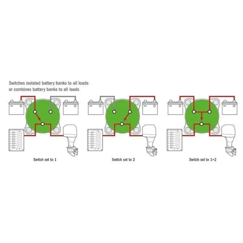 T-POWER AKÜ ŞALTERİ 350A - 4 POZİSYONLU