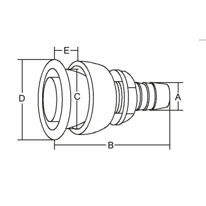Tank havalandırma gömme 3/4