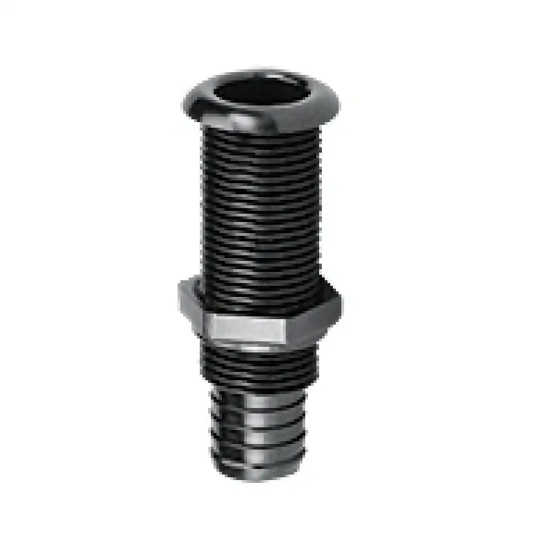 Nuova Rade Tekne Dip Geçişi 1 Hortum Bağlantılı Ø30mm Siyah