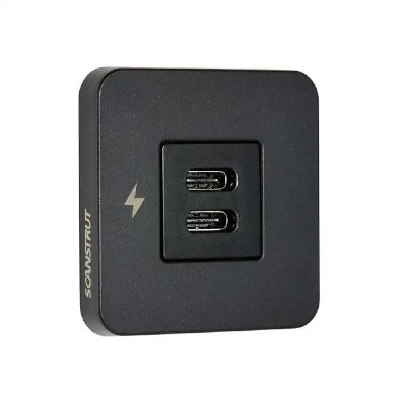 TILE-USB-C/USB-C ŞARJ SOKETİ, SİYAH ÇERÇEVE