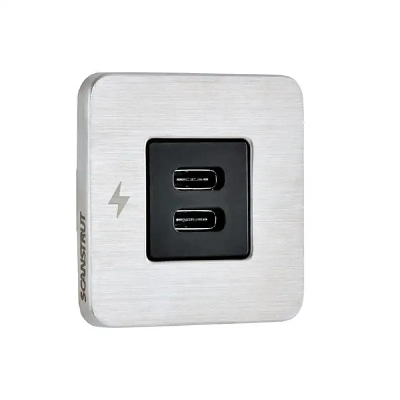 TILE-USB-C/USB-C ŞARJ SOKETİ, SİYAH ÇERÇEVE