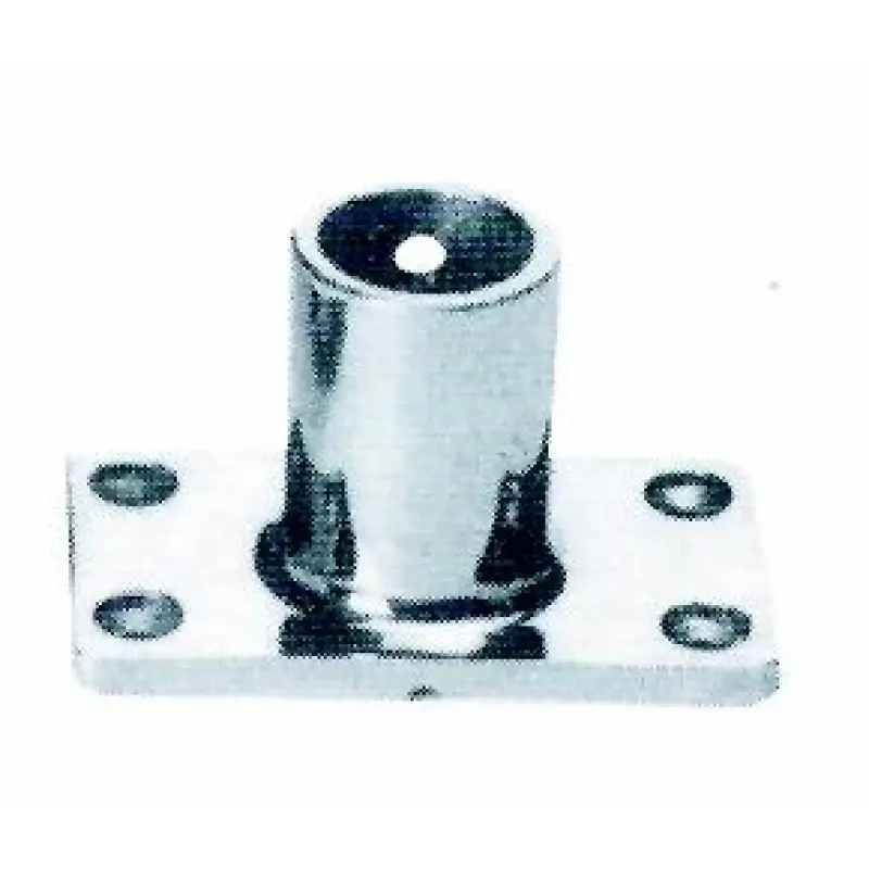 Vardavela Ayağı, Dikdörtgen Taban, 90O, Aısı 316, Ç: 25mm