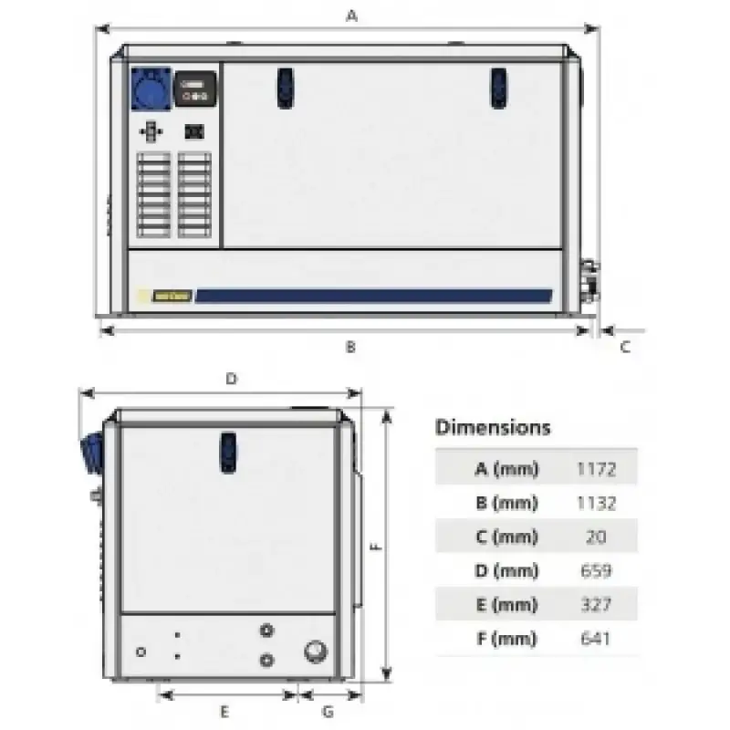 Vetus GLX14SIC 14 kVA jeneratör