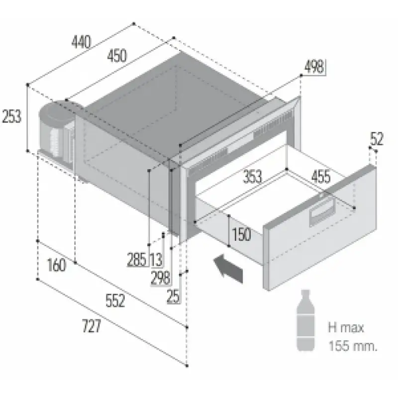 Vitrifrigo Dondurucu. Dw35 Btx.