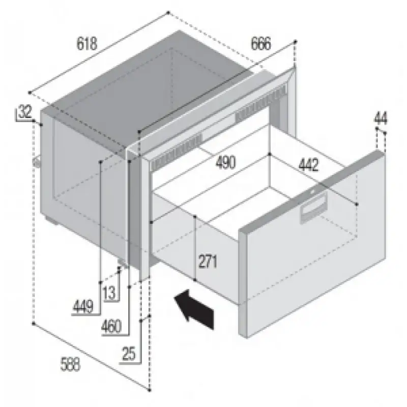 Vitrifrigo Dondurucu. Dw70 Btx Ocx2.