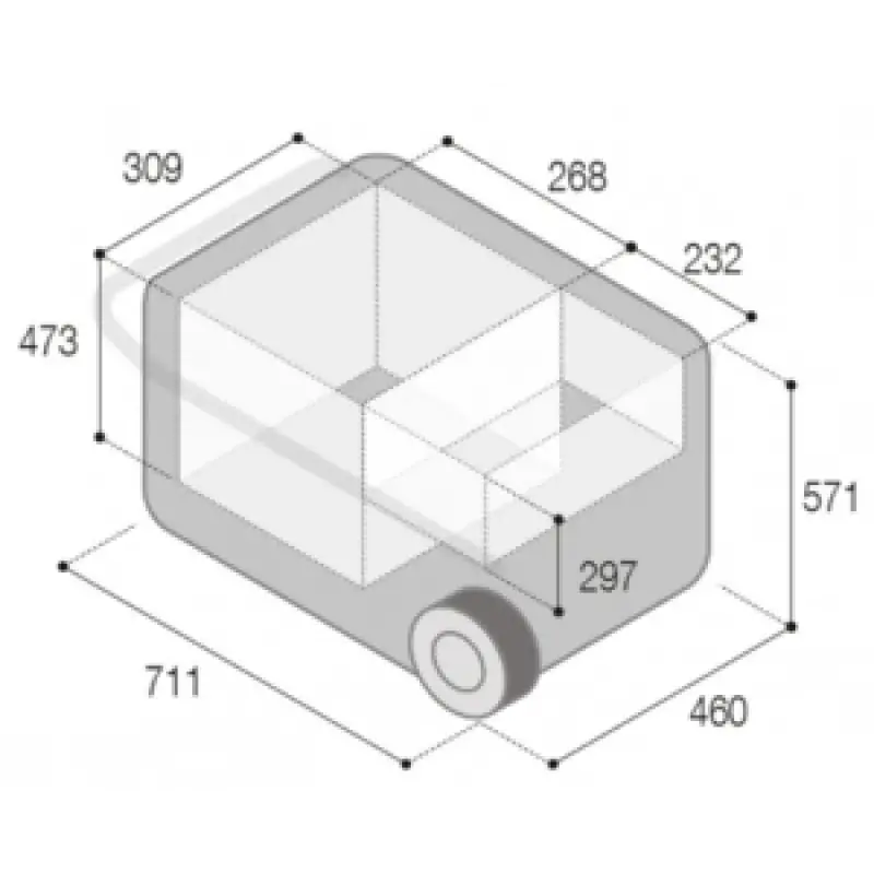 Vitrifrigo Portatif Buzdolabı-dondurucu. Model Vft60