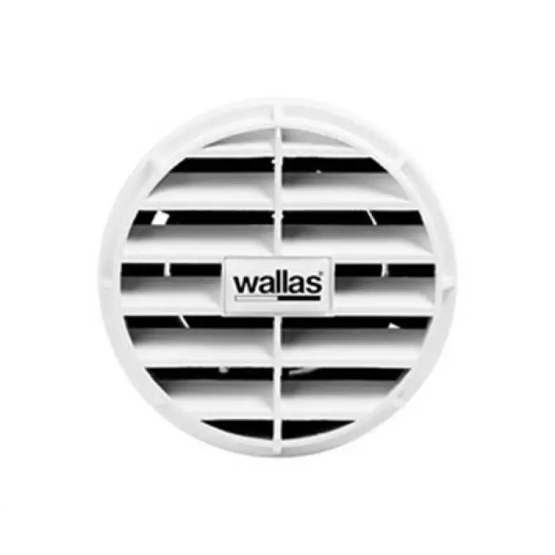 WALLAS 3411 KABİN ÇIKIŞ MENFEZİ Ø75MM, BEYAZ