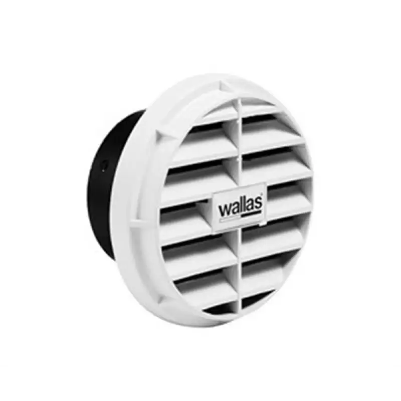 WALLAS 3411 KABİN ÇIKIŞ MENFEZİ Ø75MM, BEYAZ