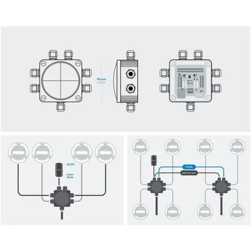 YPHOS YHB-800 Y:LINK DESTEKLİ HUB