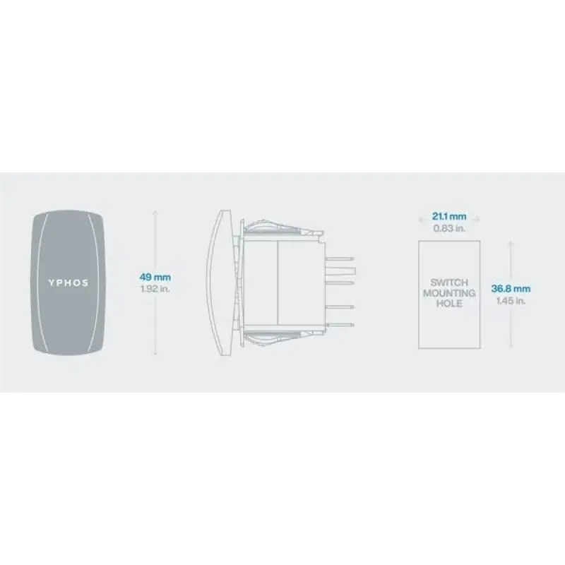 YPHOS YSW-200 Y-LINK ON/OFF/ON SWITCH