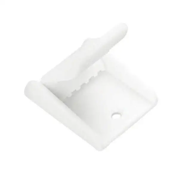 Lalizas 30mm Plastik Toka Düz Beyaz