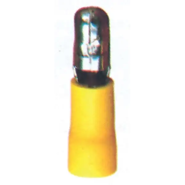 Lalizas Çıt Çıt Fiş Erkek Sarı 2,5-6mm² 25 Adet