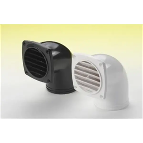 HAVALANDIRMA, 90° HORTUM ADP. PLASTİK.BEYAZ Ø76MM