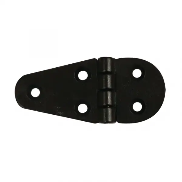 Nuova Rade Plastik Menteşe Semi-Oval 90x40x4.5mm Siyah
