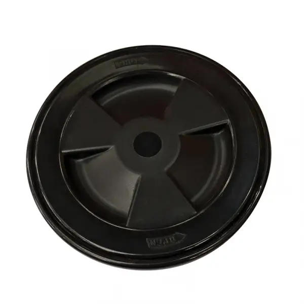 Nuova Rade Kontrol Kapağı Yuvarlak Siyah İç Ø 130mm