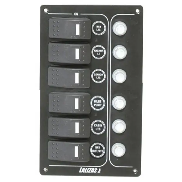 Kontrol Paneli Sp6 Offshore,İşıklı Su Geçirmez 6