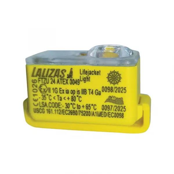 Lalizas Safelite IV Can Yeleği Işığı - SOLAS/MED/ATEX Onaylı