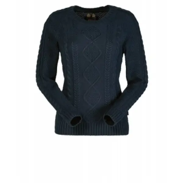 Musto Adams Crew Neck Cable Kazak