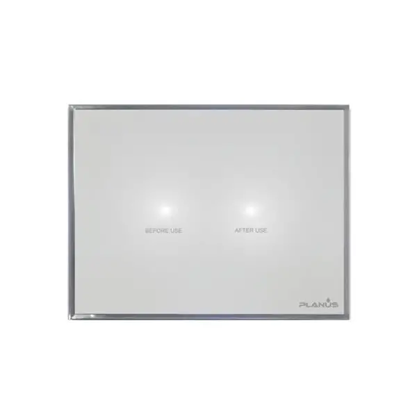 Planus Beyaz Full Glass Touch Panel 2 Butonlu