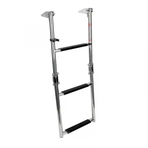 Platformlu Merdiven, 2+2 Basamak, İnox 316, Ø 22mm, 276X740mm