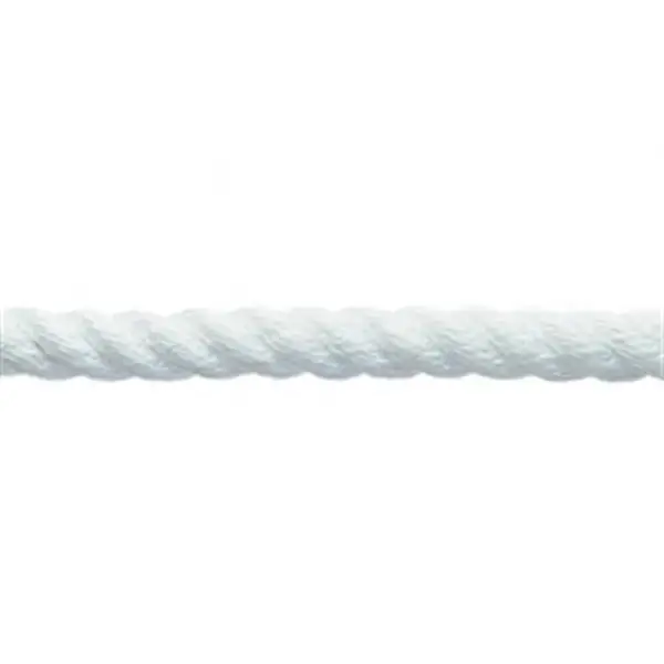 Polyester örgü halat, beyaz, 18mm