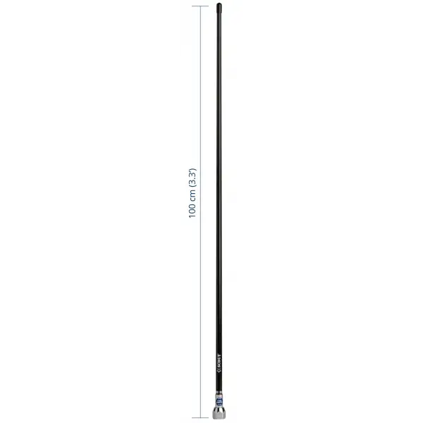 Scout Quick 1 Vhf Anteni Fiberglass 1 Metre Siyah