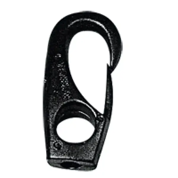 Lalizas Yaylı Kanca Ø10x49mm Polyamid Siyah