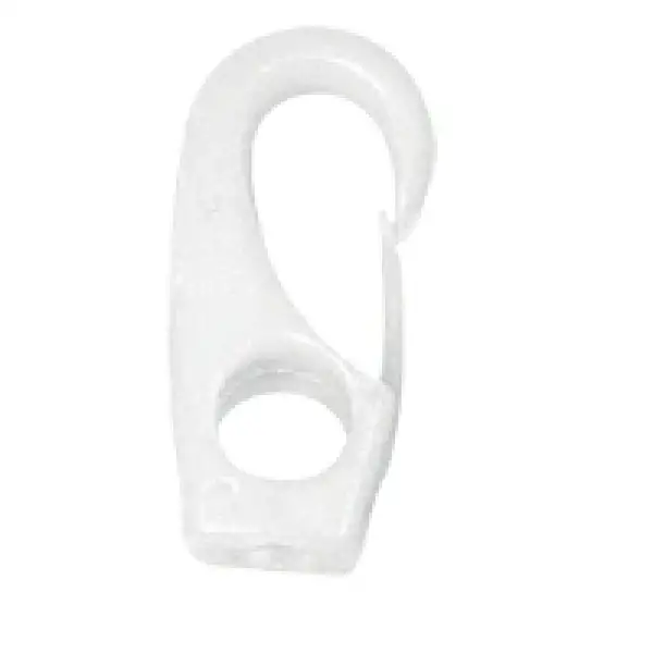 Lalizas Yaylı Kanca Ø12x58mm Polyamid Beyaz