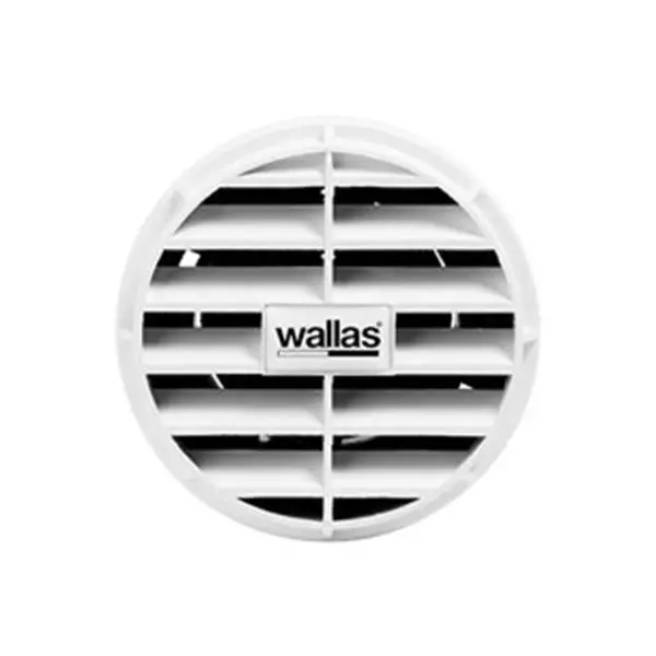 WALLAS 3411 KABİN ÇIKIŞ MENFEZİ Ø75MM, BEYAZ