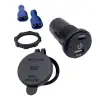 Dokunmatik Switchli USB + Type-c 12-24V Şarj Soketi
