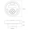Aquatic AQ-wr-4f Lcd Ekranlı, Sabit, Kablolu Uzaktan Kumanda
