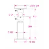 Barka Gazlı oltuk Ayağı - 511 mm