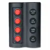 BFY Marin Sigortalı Switch Panel - 4 Anahtarlı
